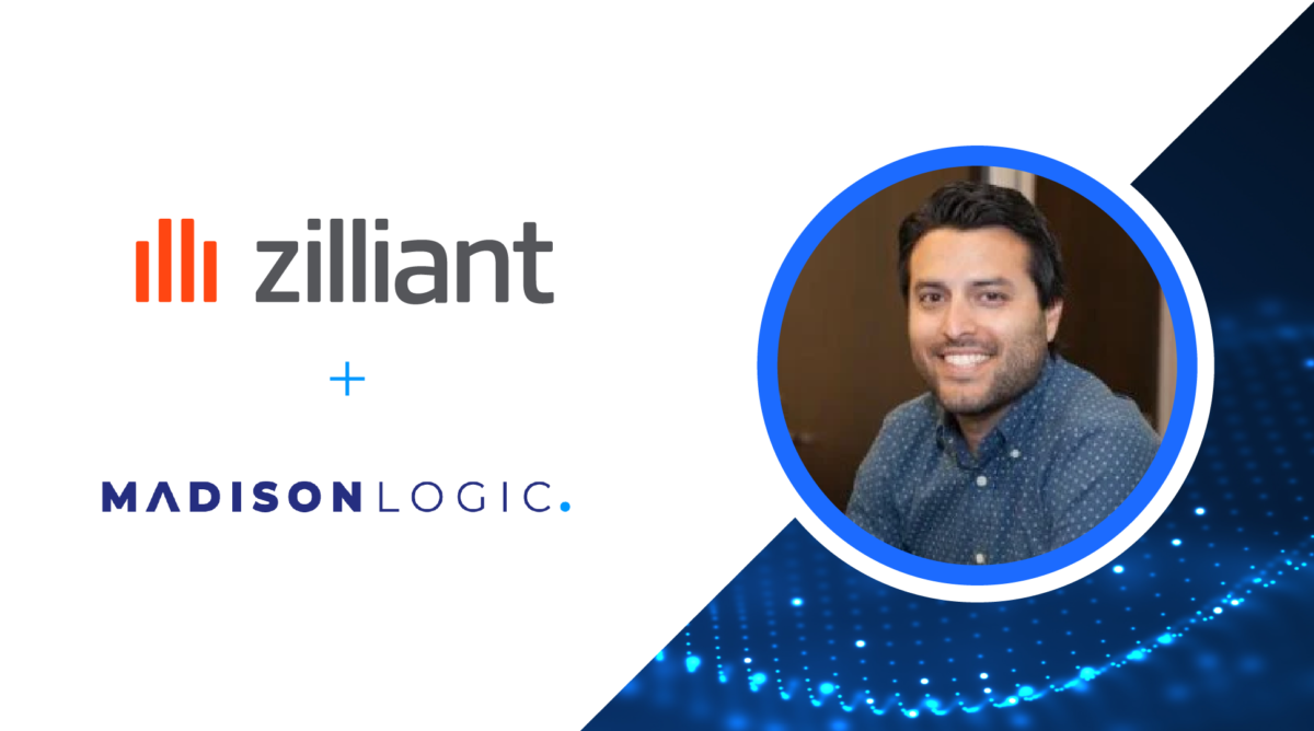 Zilliant case study image with headshot of Kevin Salas, Director of Demand Generation at Zilliant
