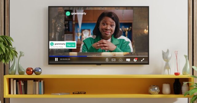This image represents an example of a CTV ad