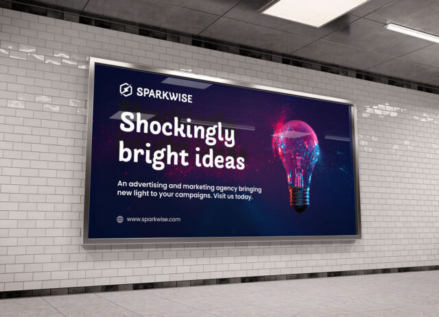 This image represents an example of a DooH ad