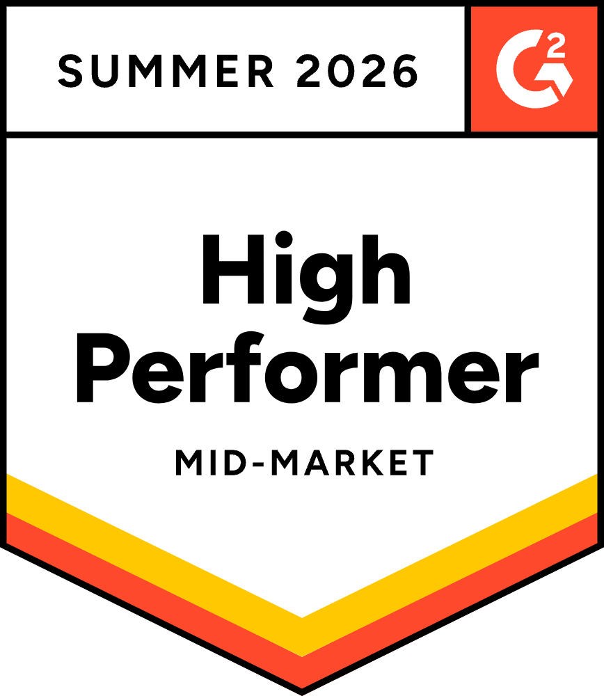 G2 High Performer, Mid-Market, Buyer Intent Data Providers, Summer 2026
