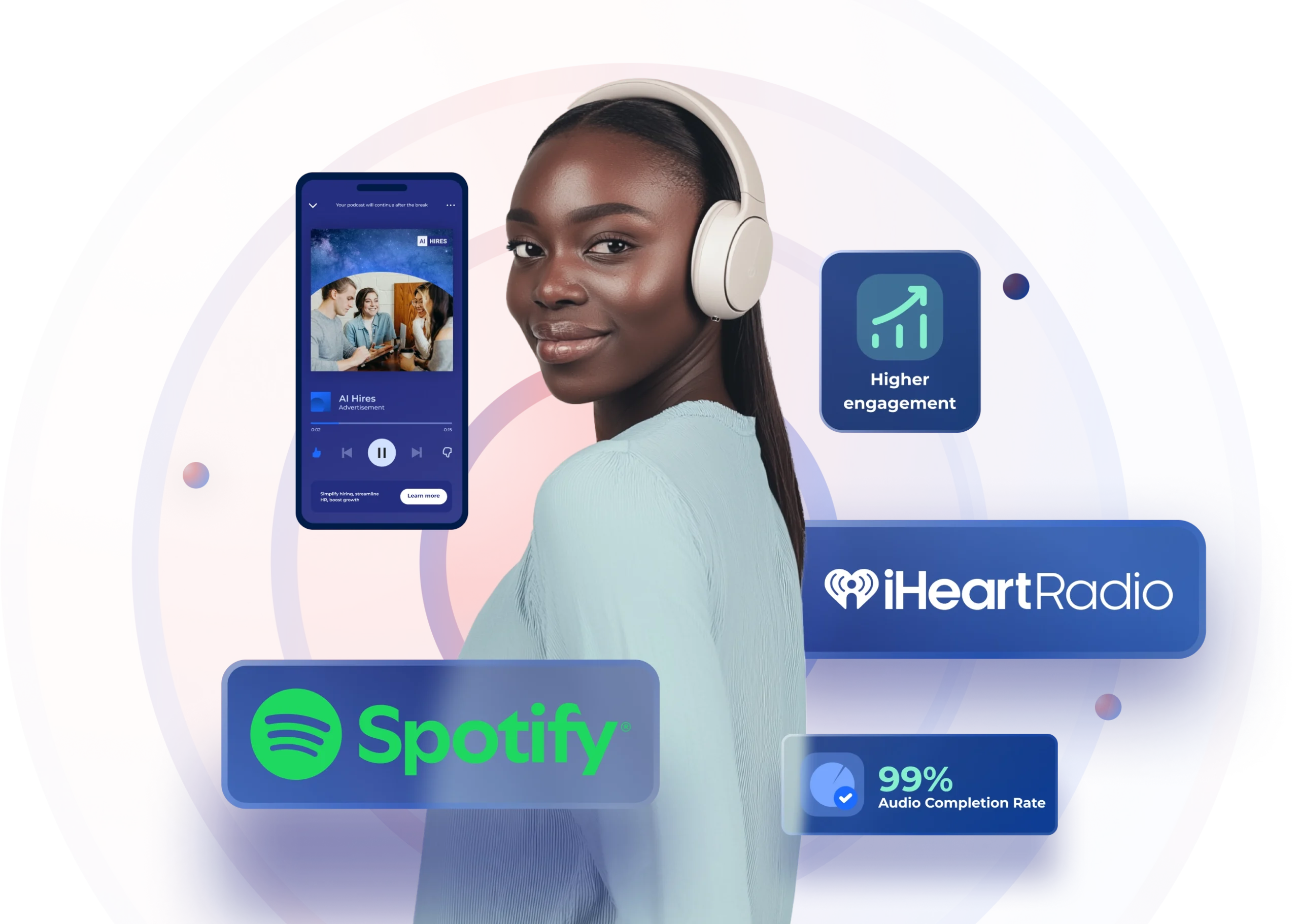 Audio Banner Illustration